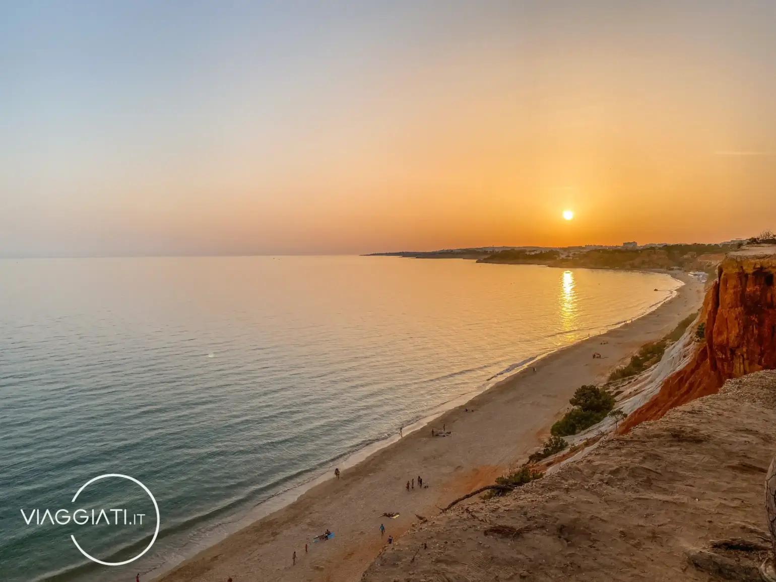 Tramonto da Praia da Falésia, Algarve