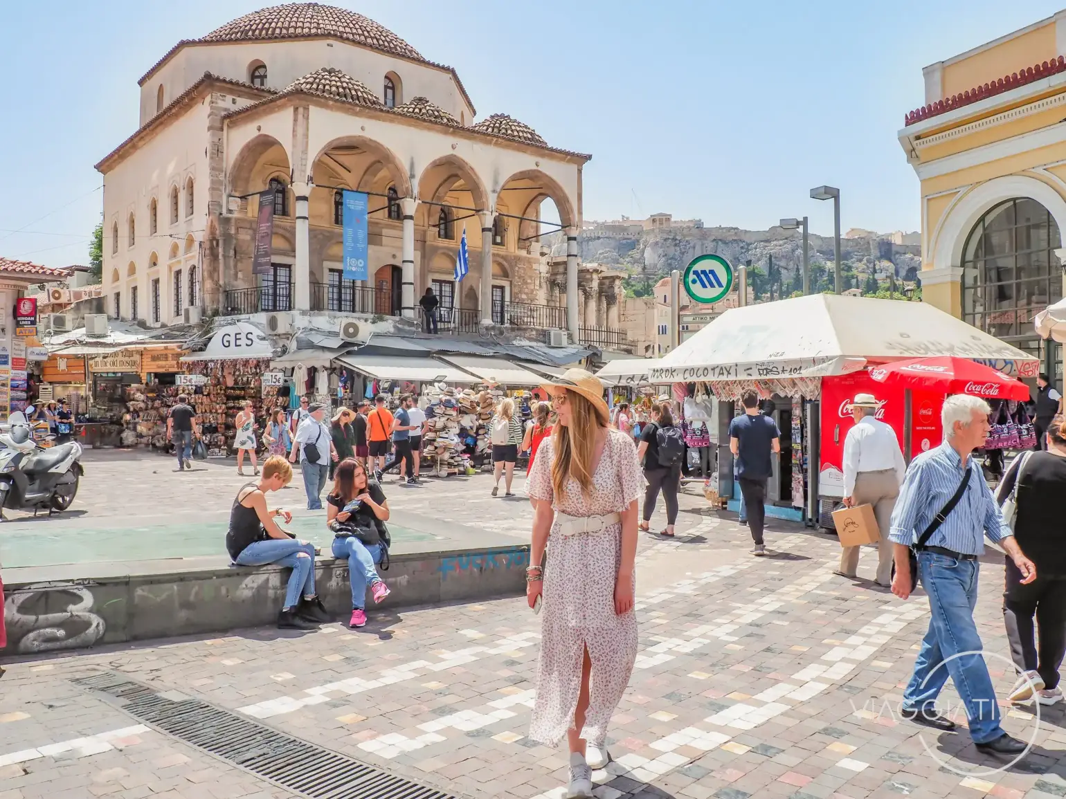 Piazza Monastiraki ad Atene