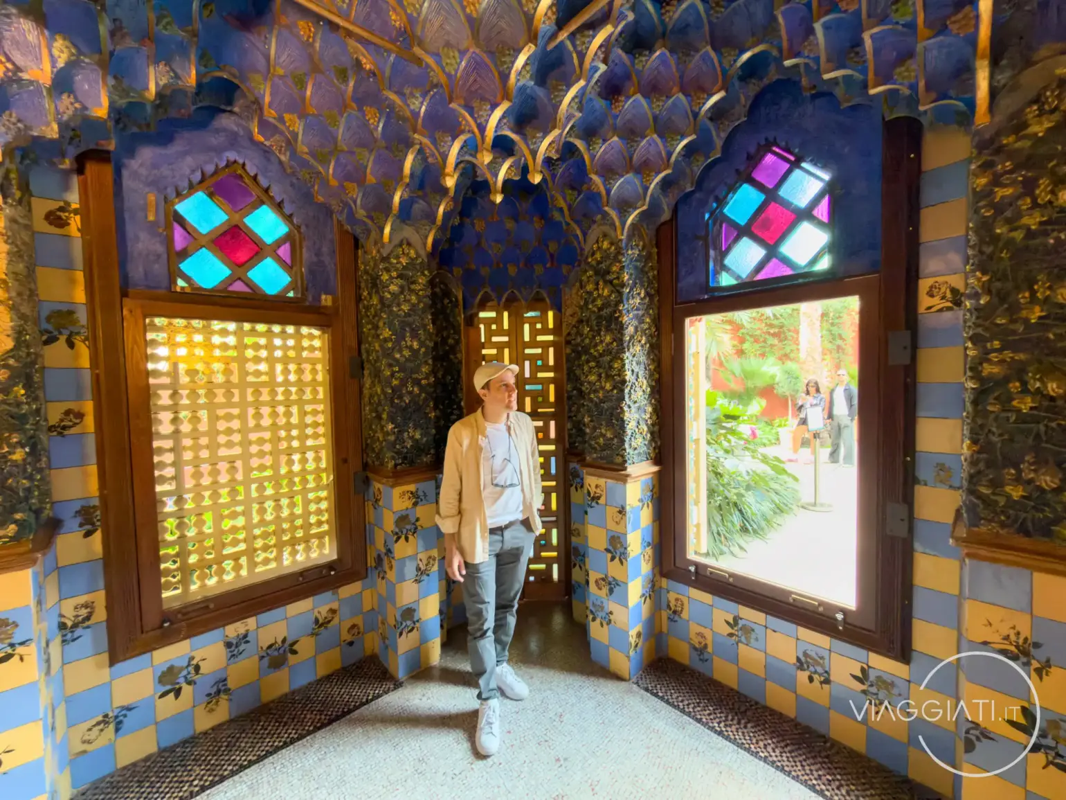 Interno di Casa Vicens a Barcellona