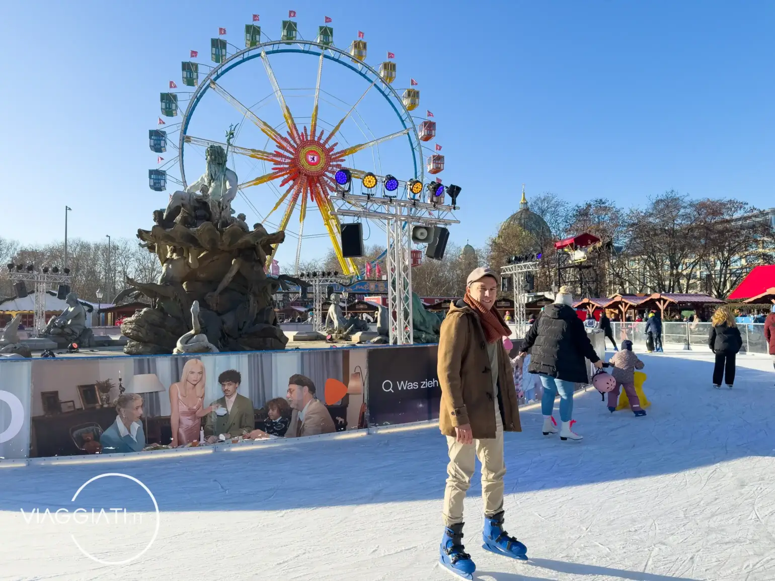 Pista di pattinaggio sul ghiaccio | Berlino a Natale