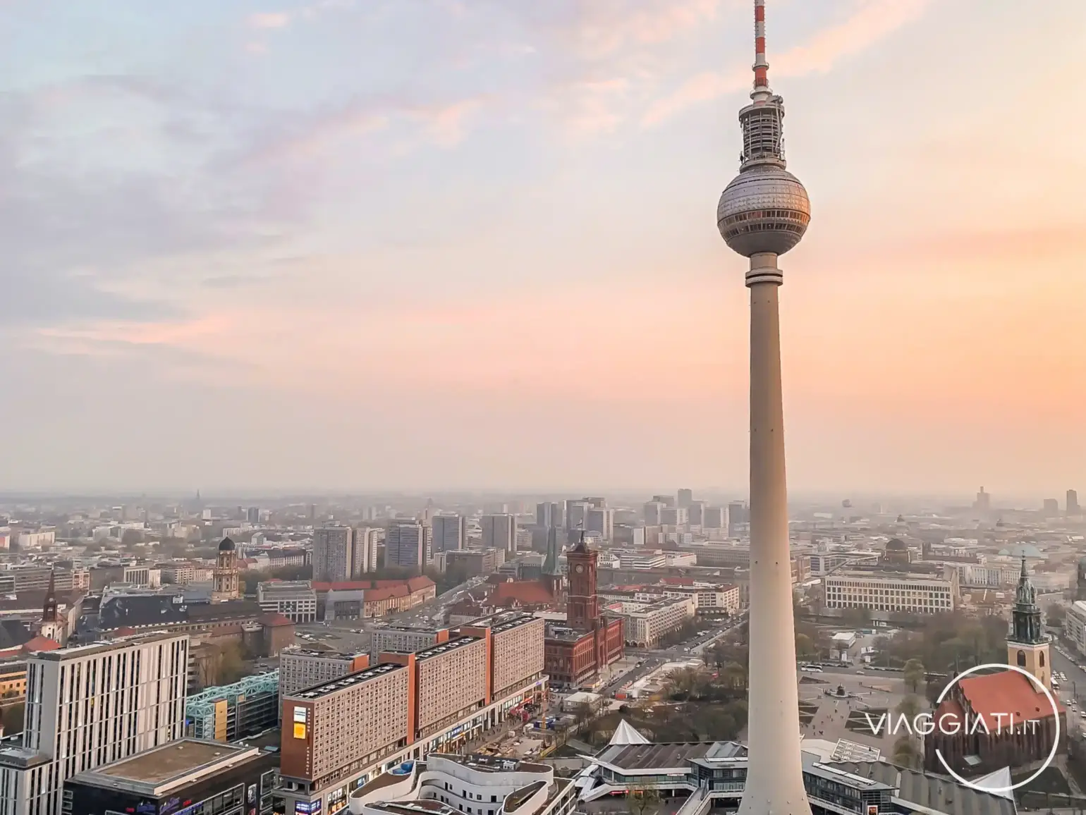 Vista della Torre della televisione dall'Hotel Park Inn dove abbiamo alloggiato