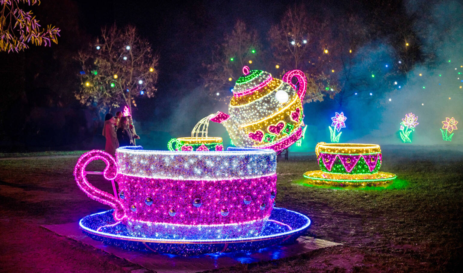 Mostra multimediale di Alice nel giardino botanico Füvészkert.