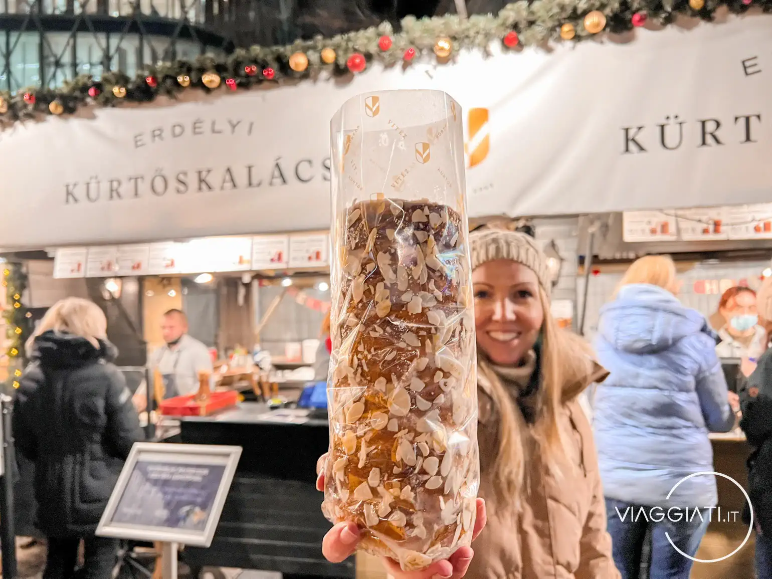 Kürtőskalács nei mercatini di Natale di Budapest