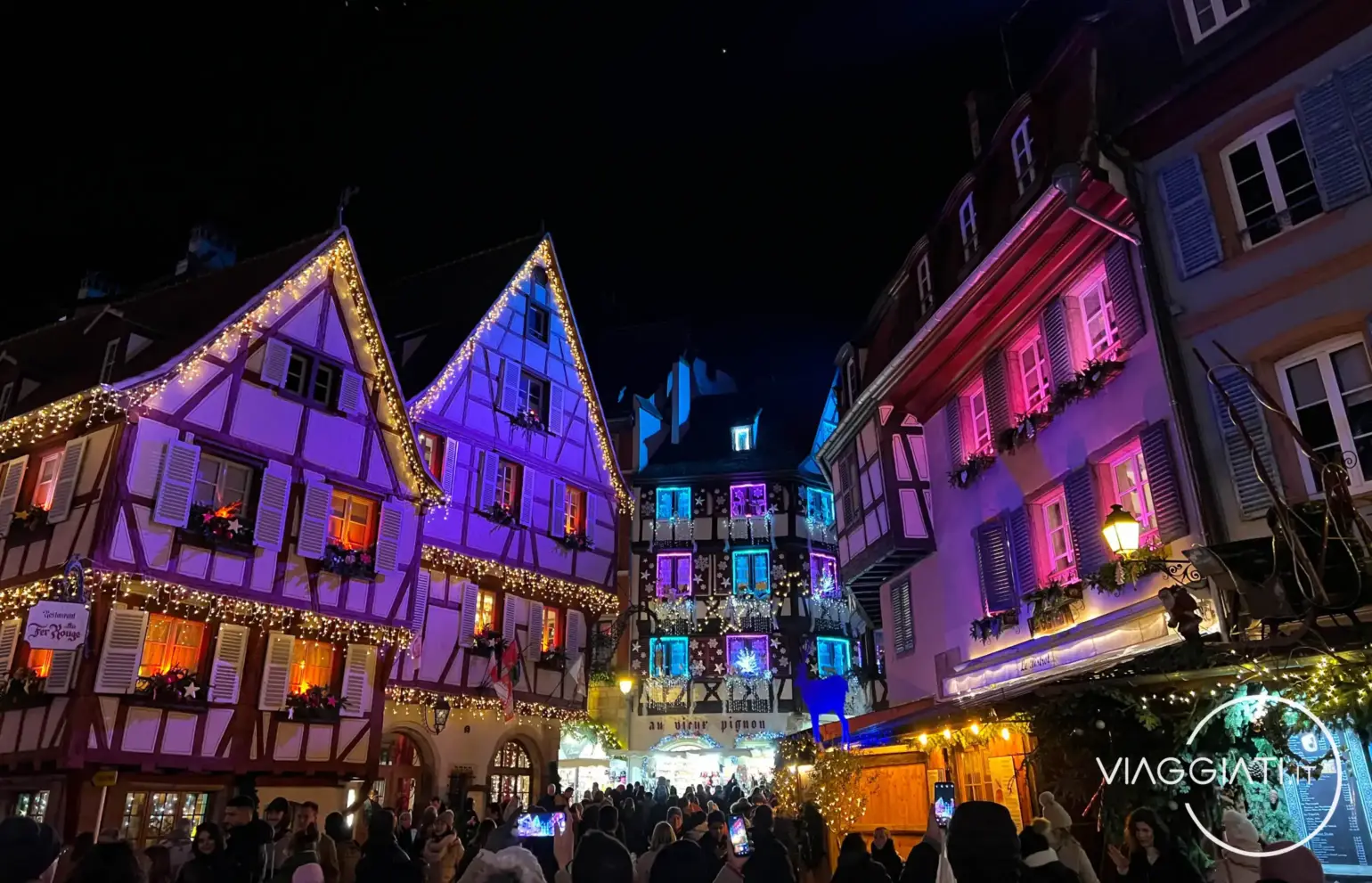 Luminarie di Colmar a Natale