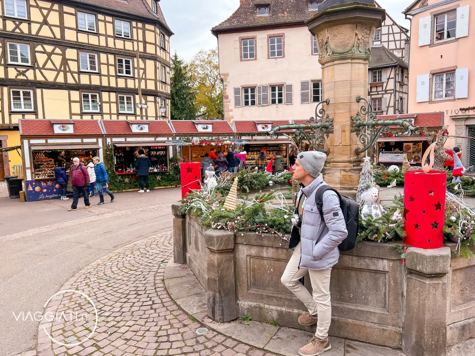 Mercatino di Natale di Colmar in Place de l'Ancienne Douane