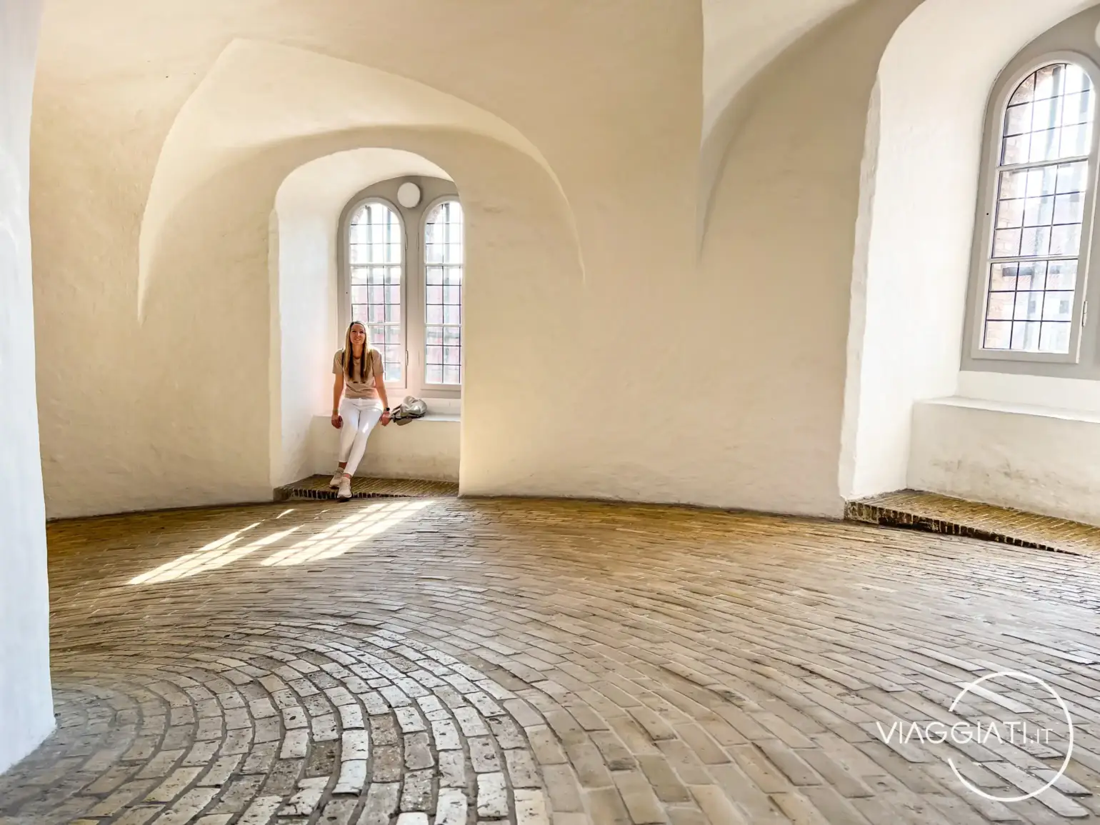 Rampa di accesso alla parte superiore della Torre Rotonda o Rundetaarn