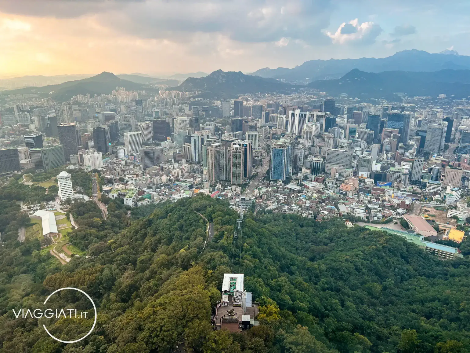 Vista dalla funivia del Namsan | Seoul