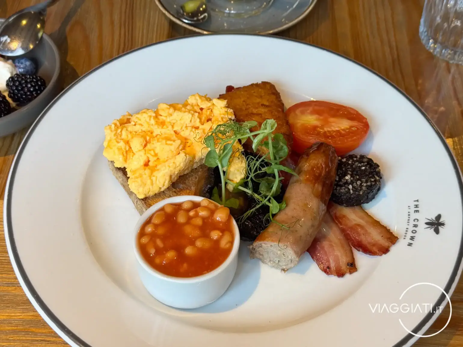 Full English breakfast nelle Cotswolds
