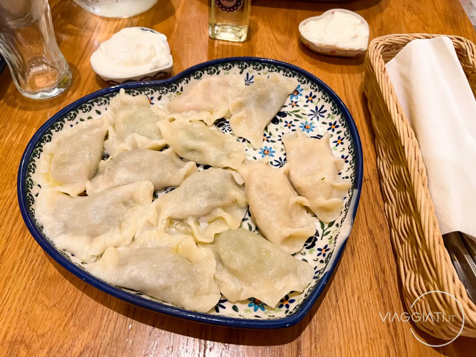 Pierogi al Mirror Bistro