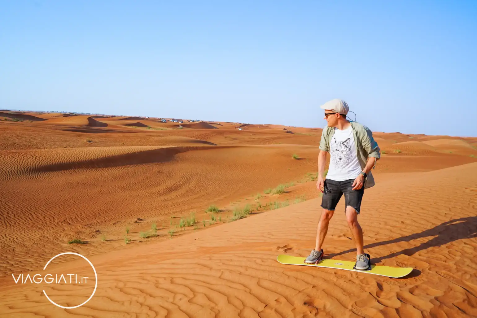 Sandboarding nel deserto di Dubai
