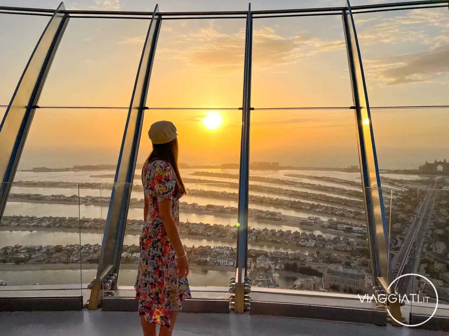 Vista sull'isola artificiale da The View at The Palm