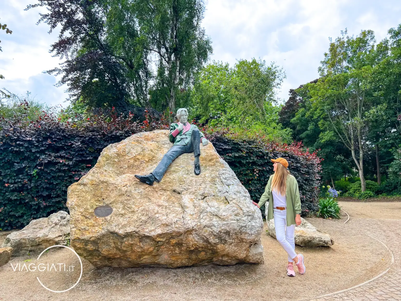 Statua di Oscar Wilde a Merrion Square