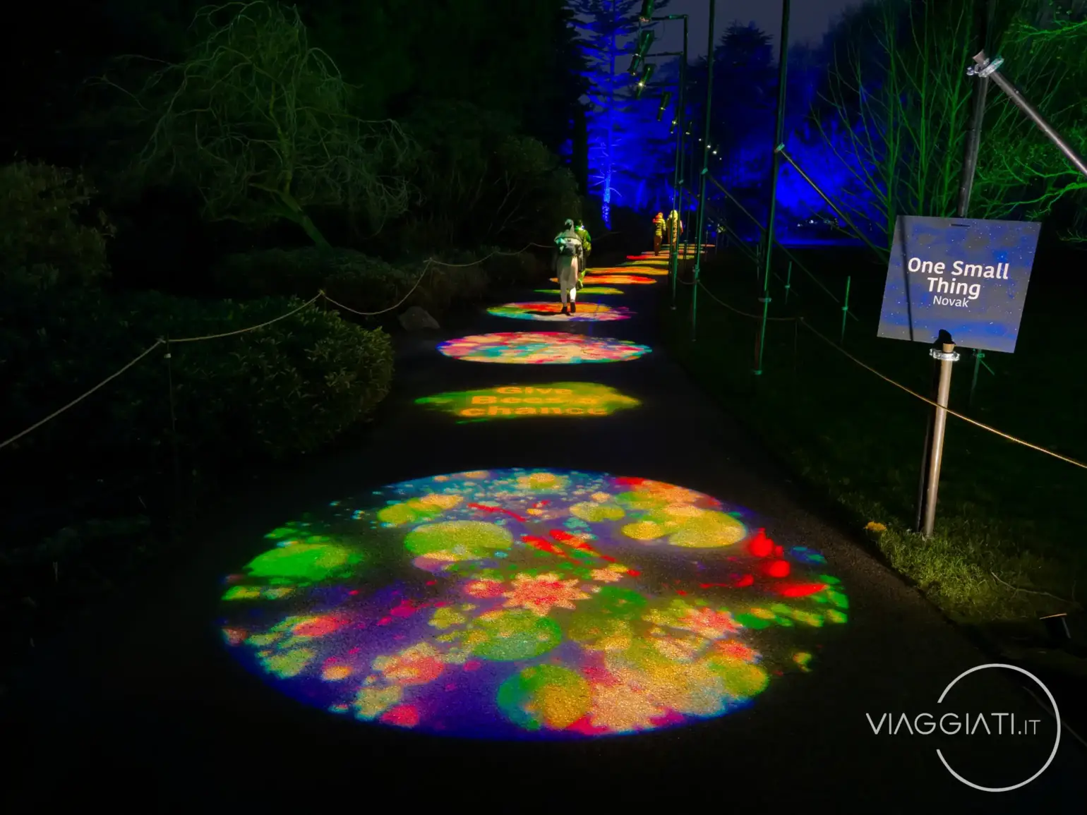 Giardino Botanico durante il Natale a Edimburgo