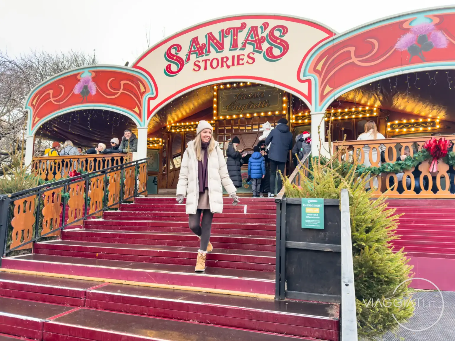 Santa's Stories nel mercatino di Natale di St Andrew Square