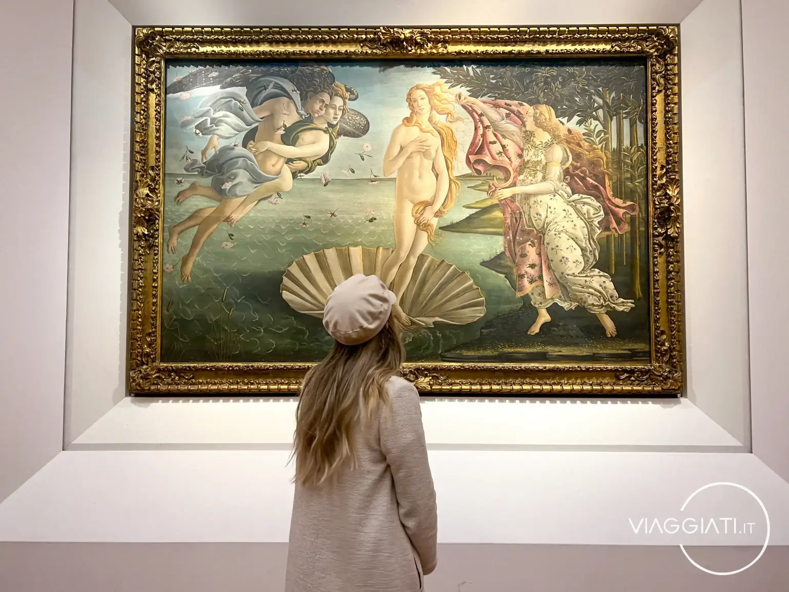La nascita di Venere alla Galleria degli Uffizi