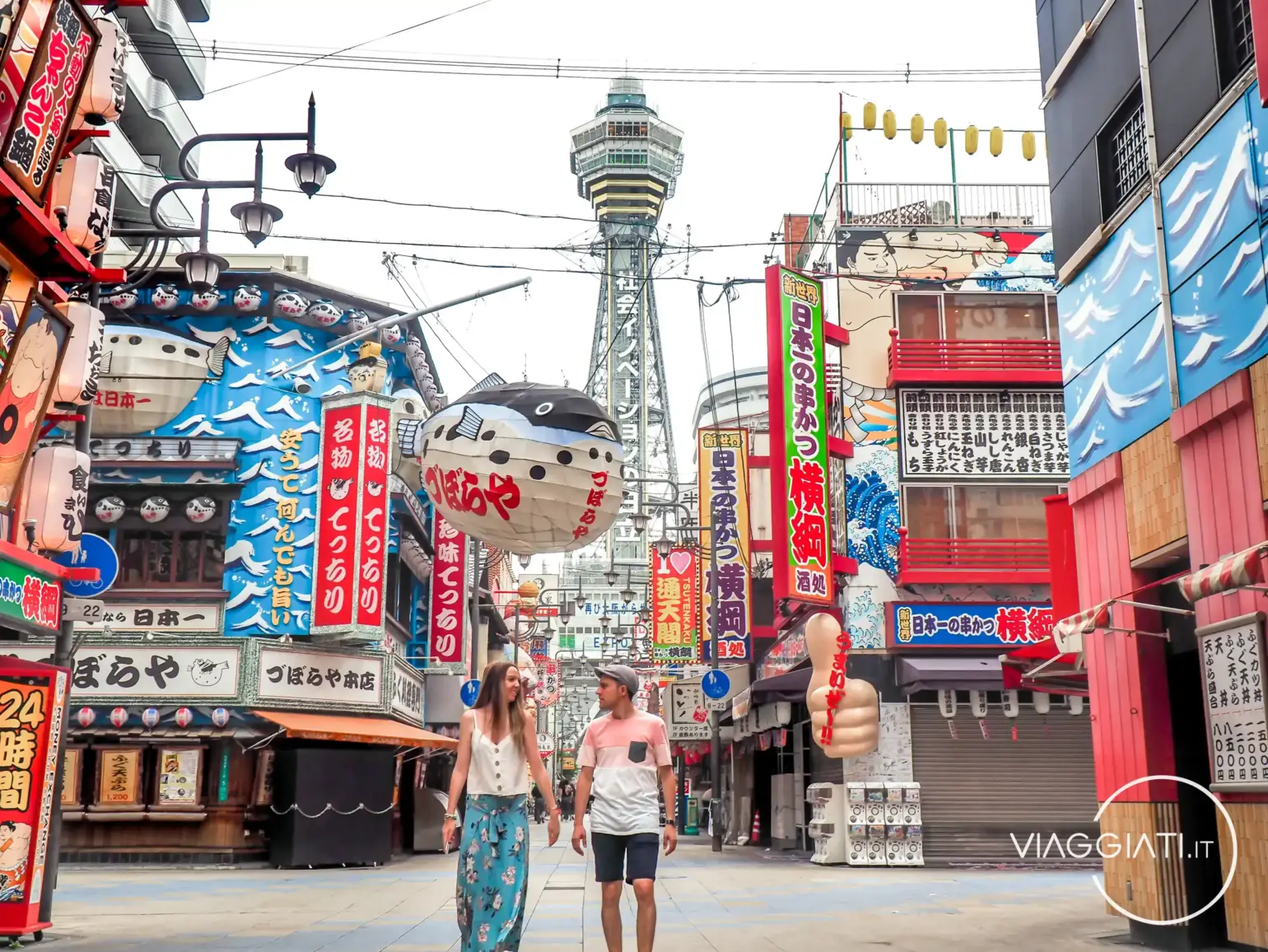 Quartiere di Shinsekai e Torre Tsutenkaku | Osaka in un giorno