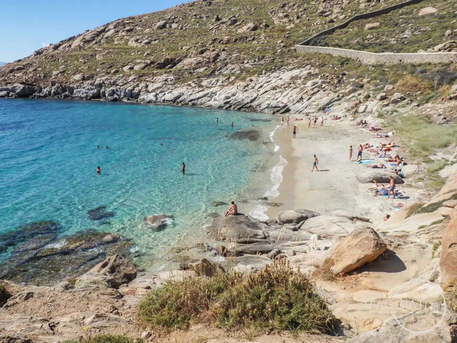 Cala di Kapari a Mykonos