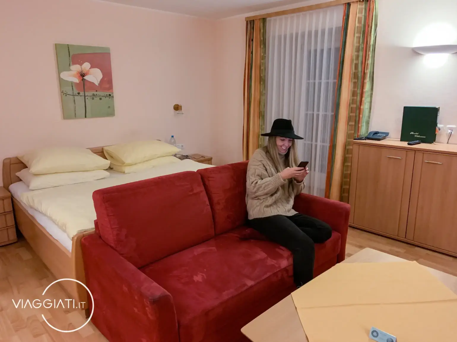 La nostra camera all'Hotel Weisses Lamm
