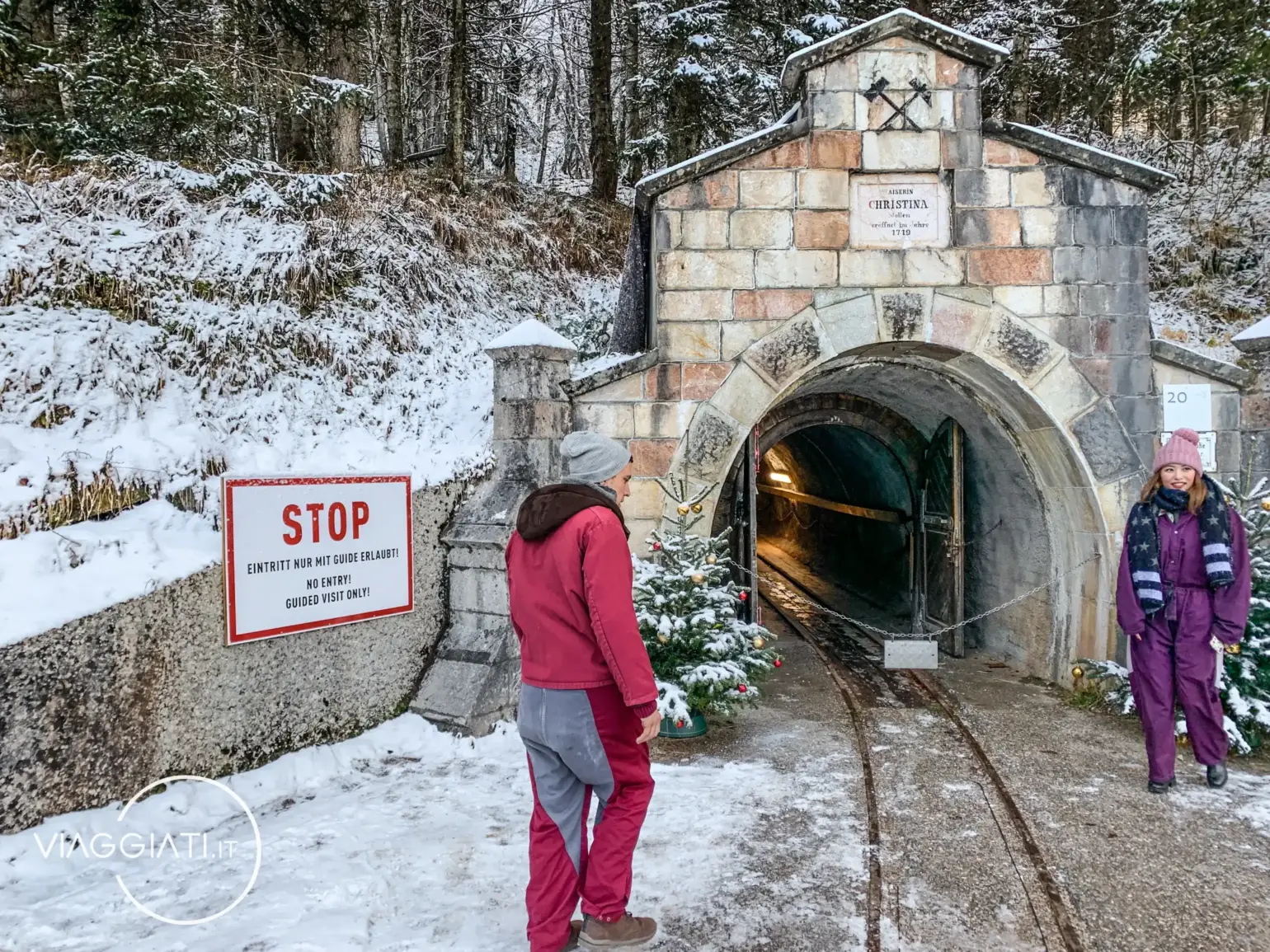 Ingresso alla miniera di sale di Hallstatt