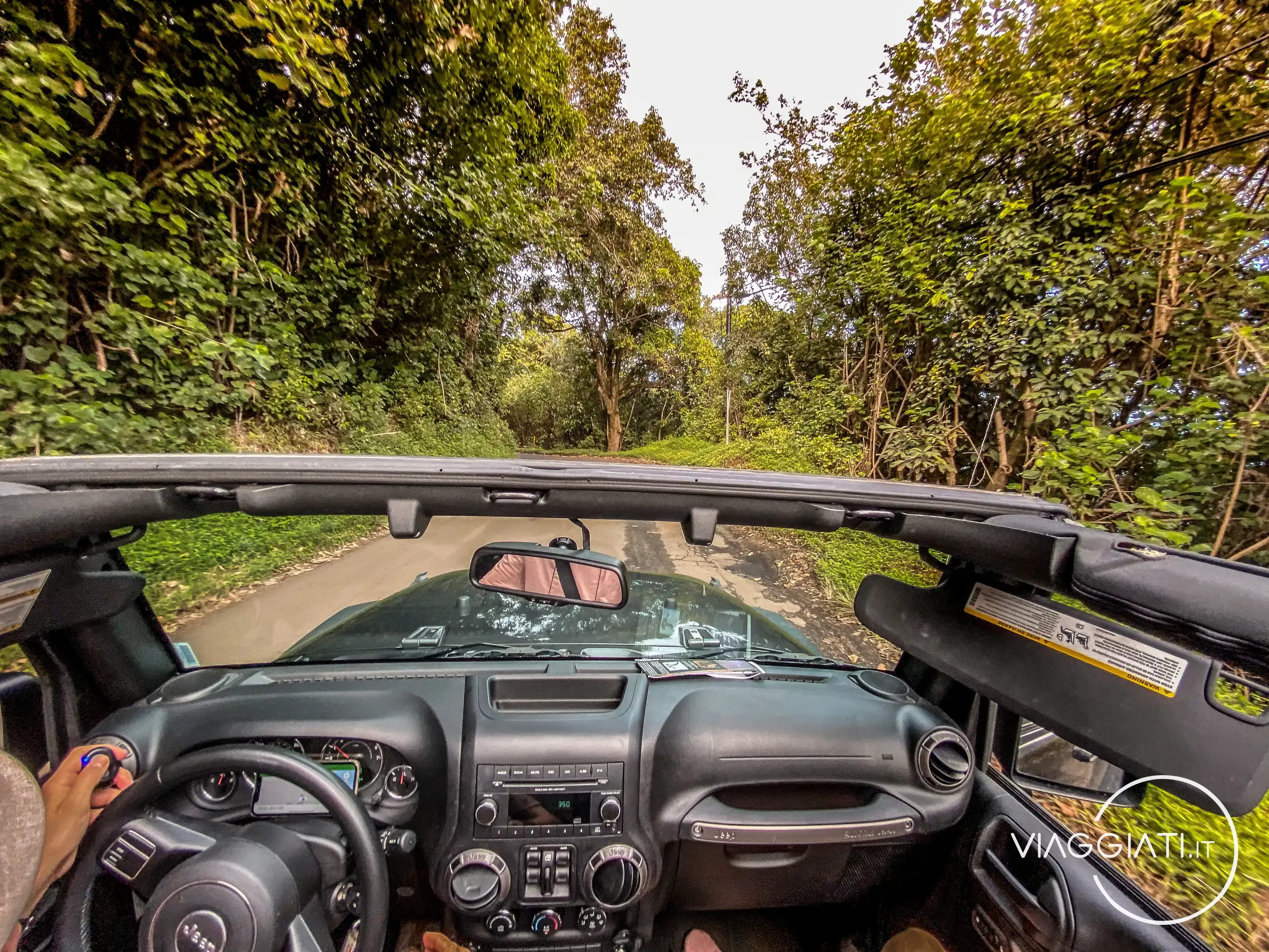 Auto a noleggio lungo la Road to Hana