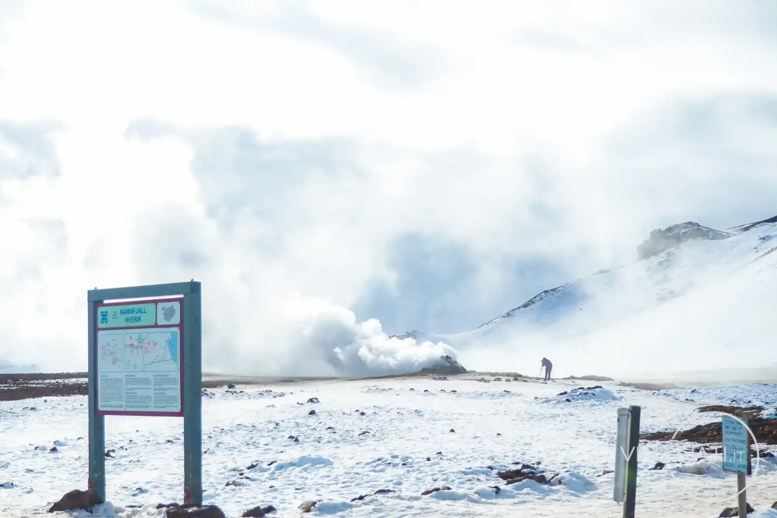 Fumarole di Hverir nel nord dell'Islanda