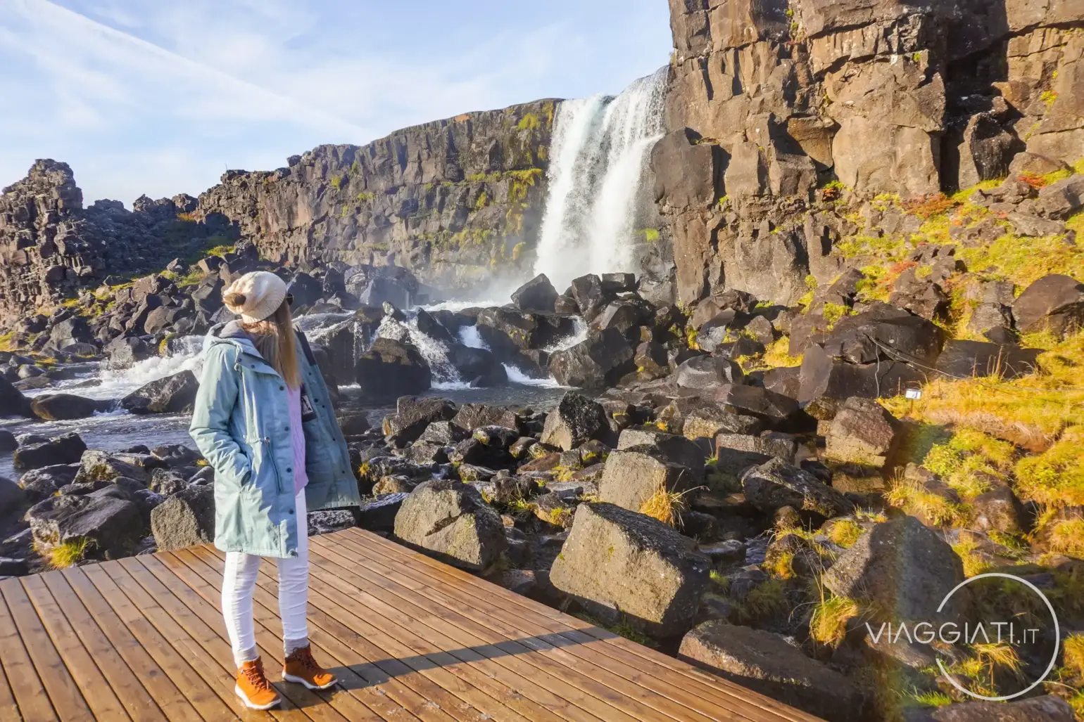 Cascate Öxarárfoss in uno dei nostri viaggi in Islanda
