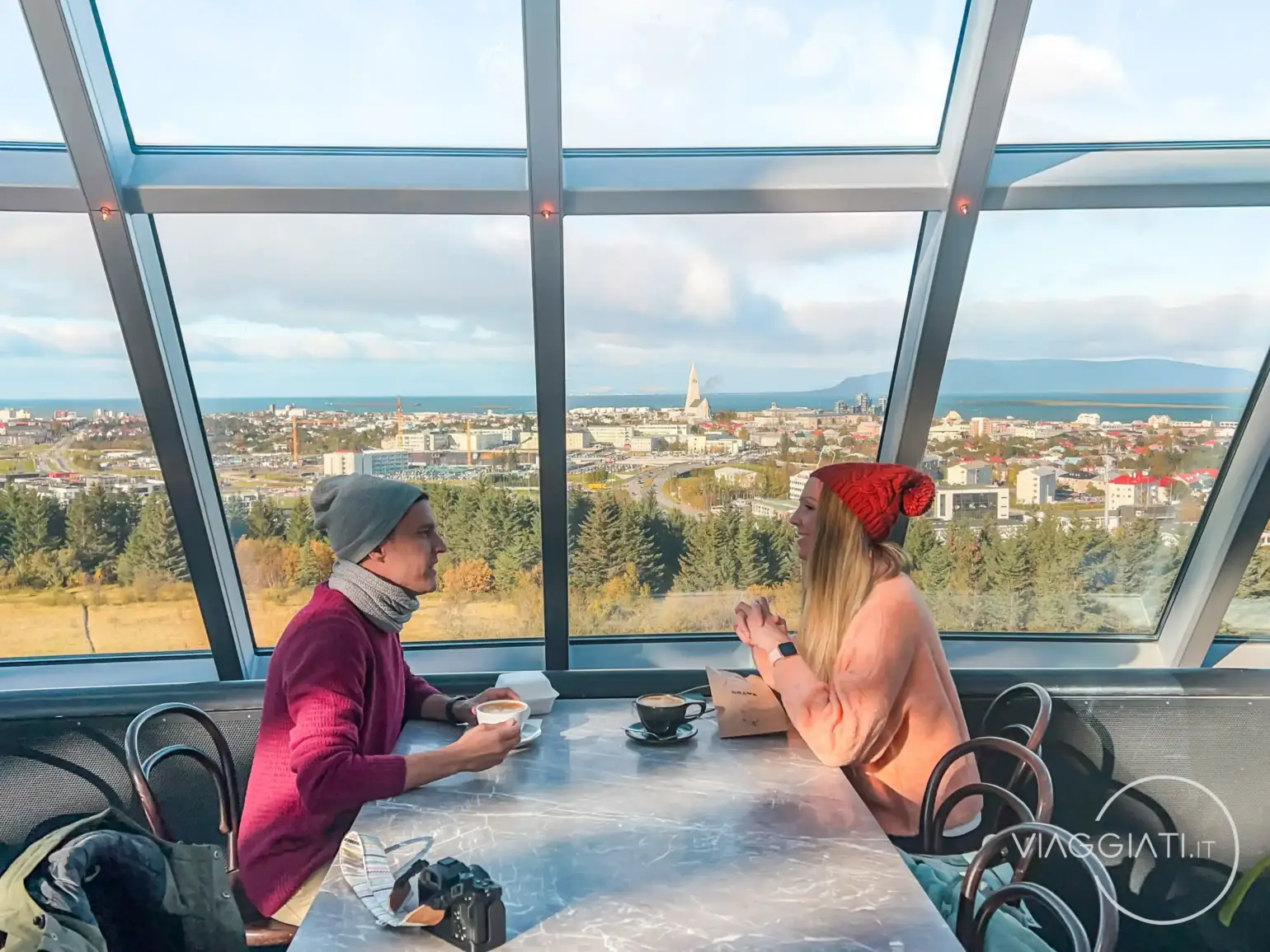 Caffè con vista nel Perlan