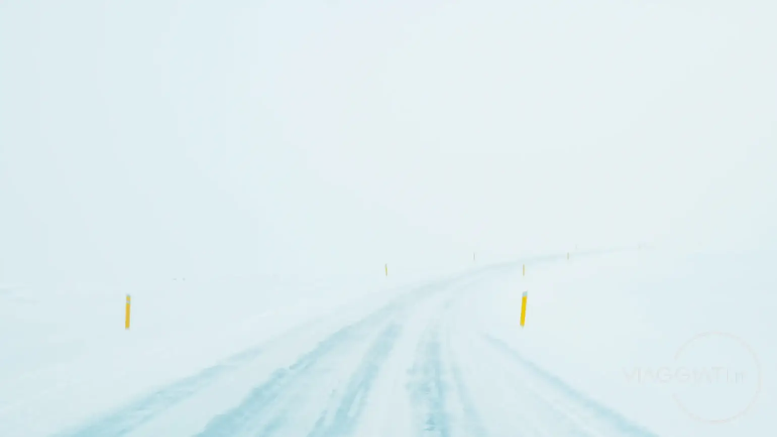 Un tratto di strada del nostro itinerario in Islanda verso Dettifoss