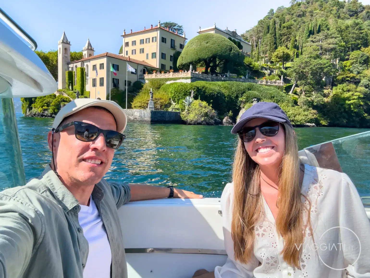 Villa del Balbianello dal battello shuttle