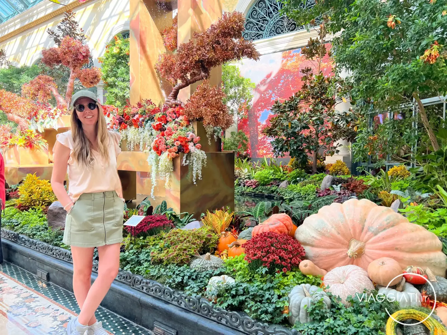 Giardino botanico del Bellagio a Las Vegas