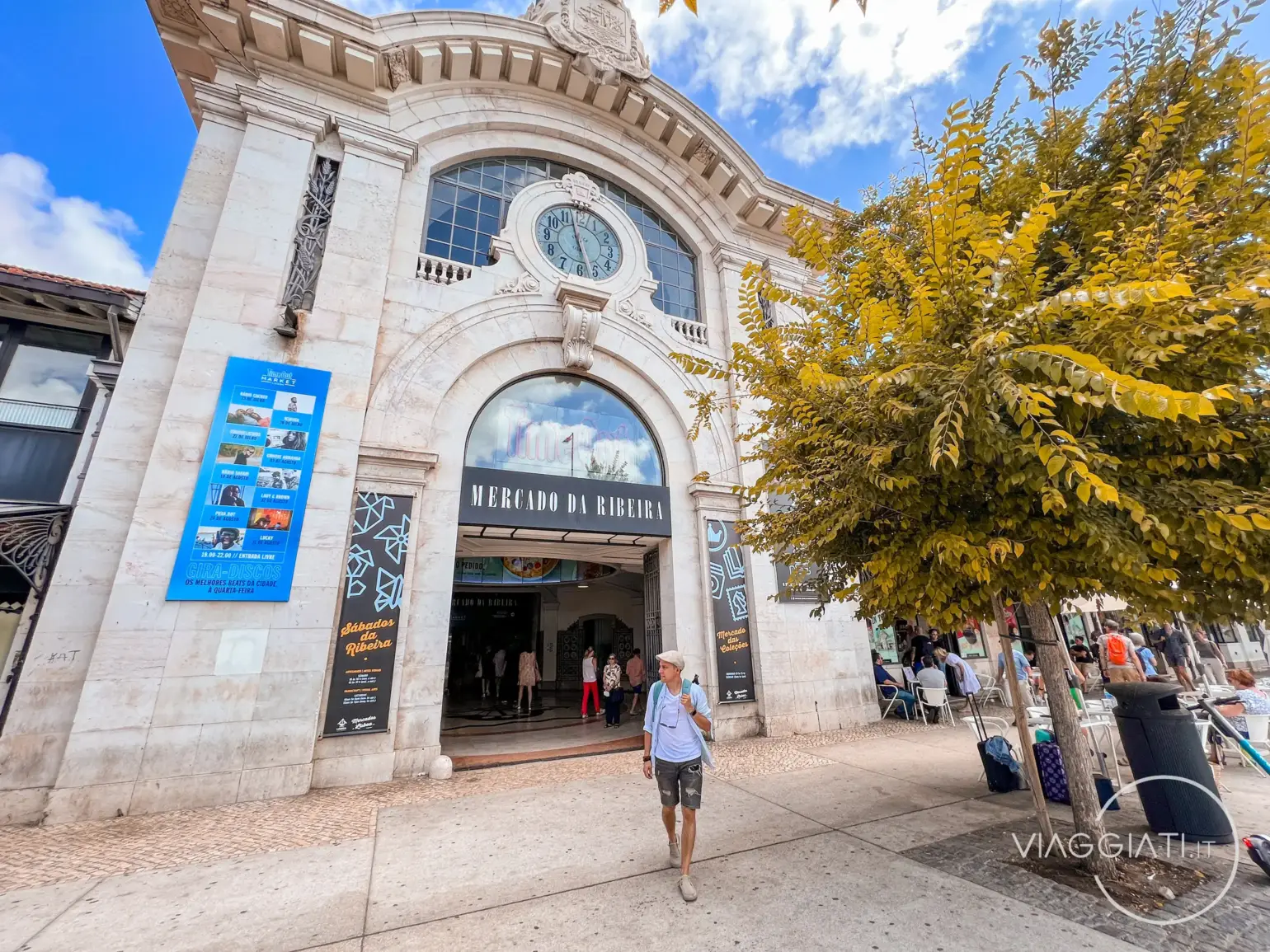 Mercado da Ribeira a Lisbona