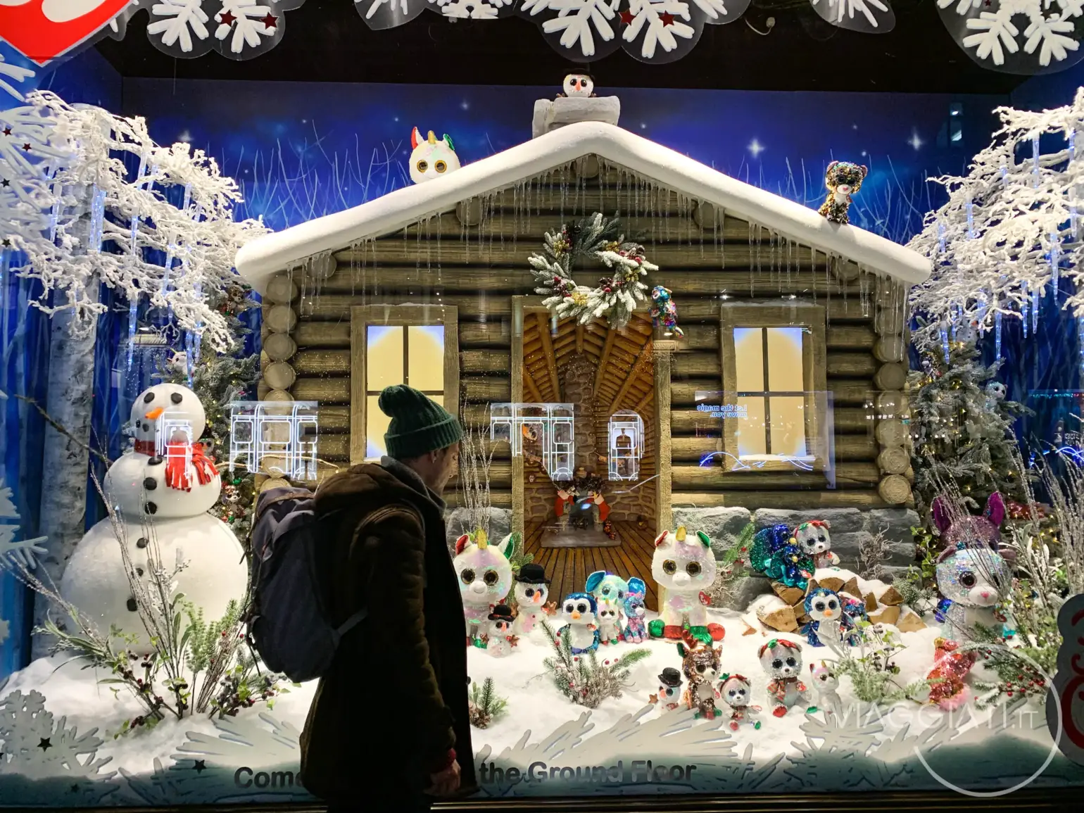 Hamleys a Londra a Natale