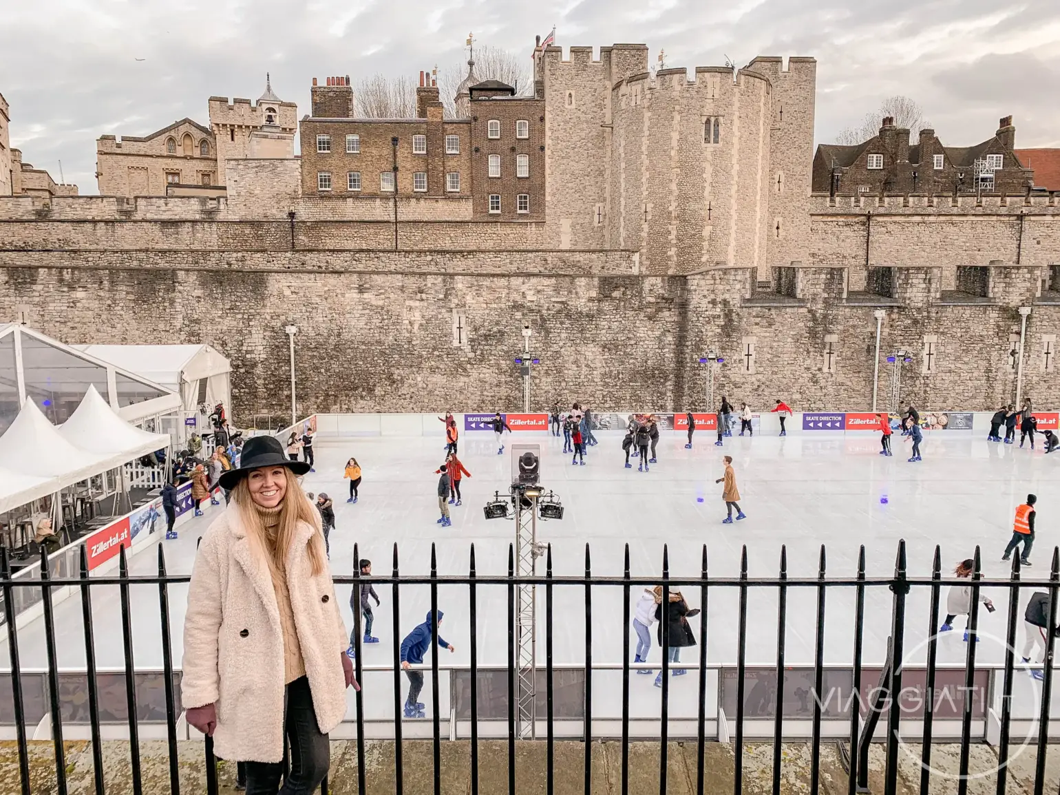 Pista di pattinaggio della Torre di Londra