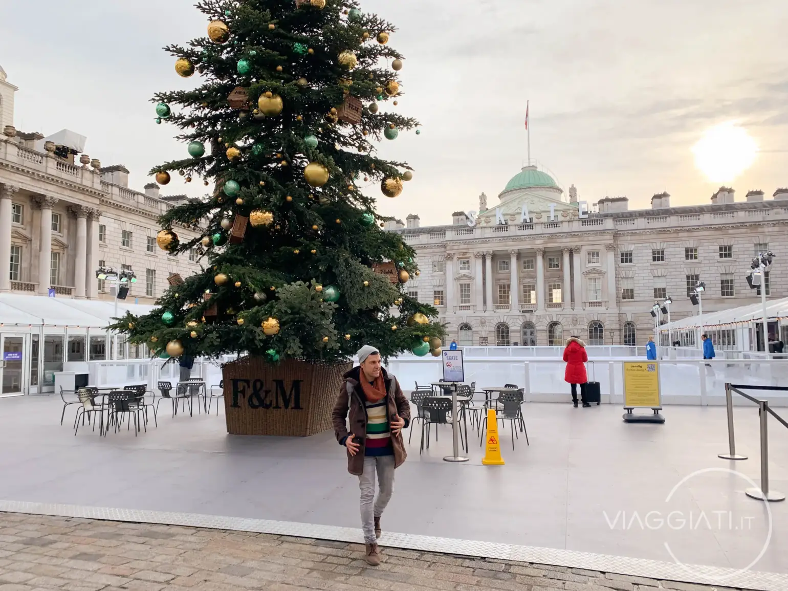 Somerset House a Natale, Londra