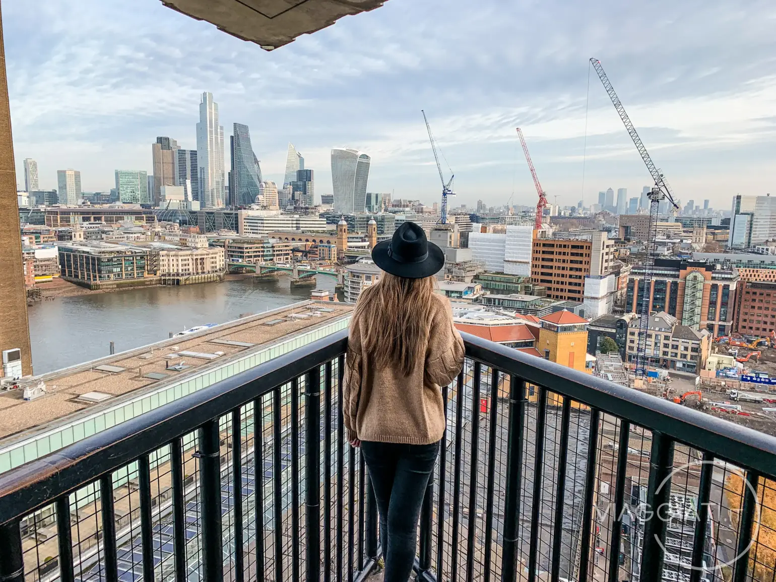 Vista dal Tate Museum a South Bank
