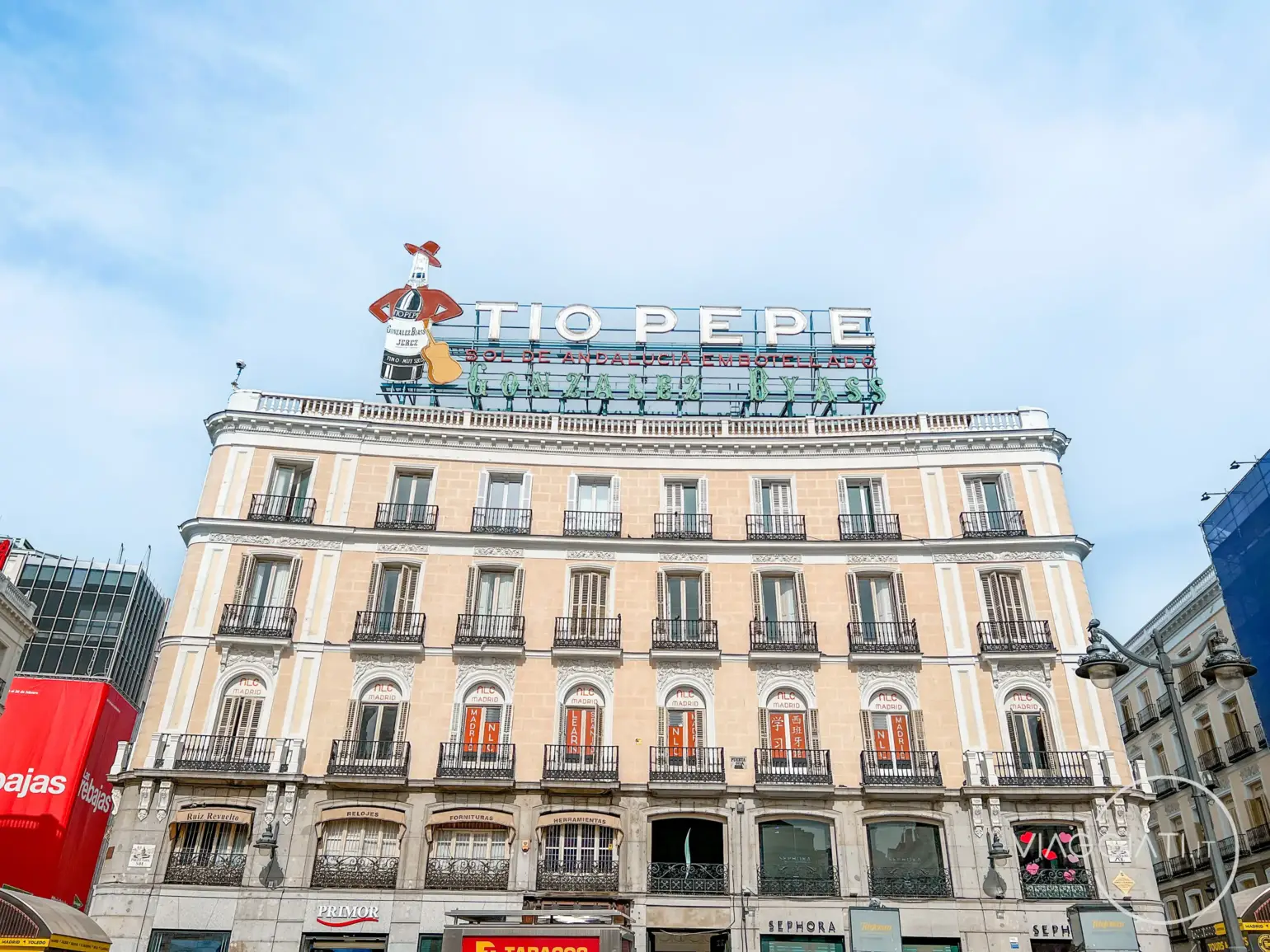 Insegna Tío Pepe - Madrid in 3 giorni
