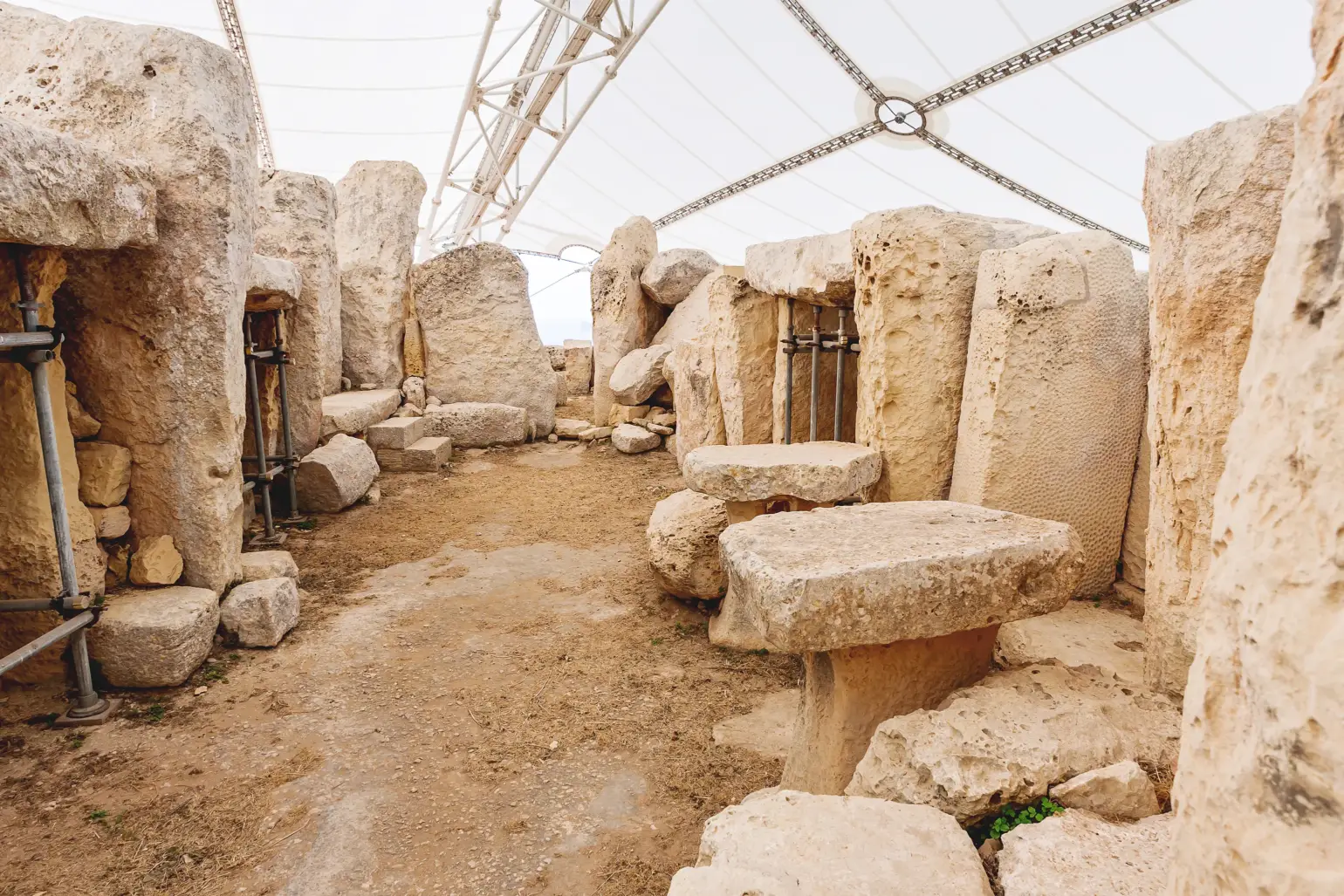 Templi megalitici di Hagar Qim e Mnajdra.