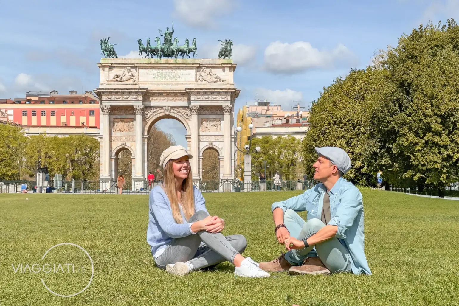 L'Arco della Pace dal Parco Sempione
