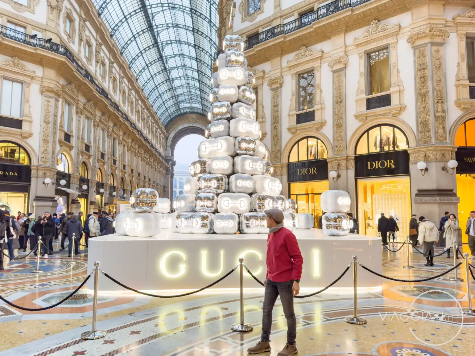 Galleria Vittorio Emanuele II a Natale