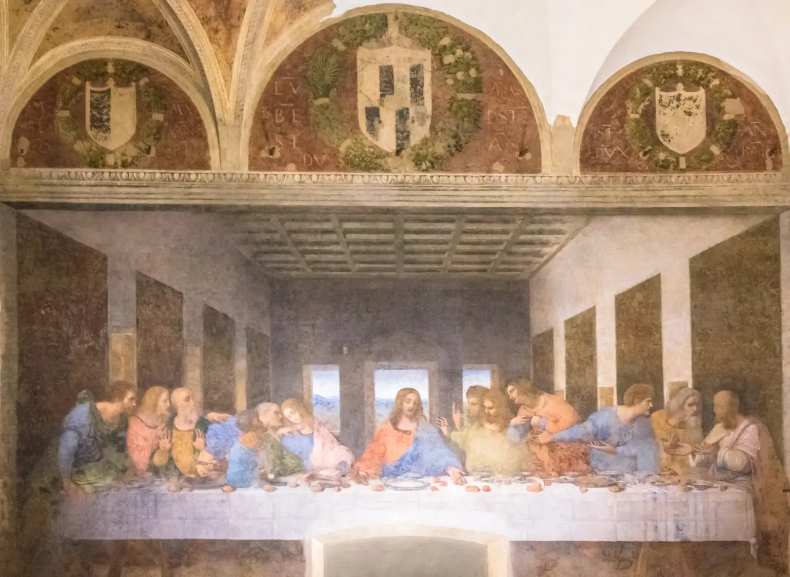 "Ultima Cena" di Leonardo da Vinci nella chiesa di Santa Maria delle Grazie
