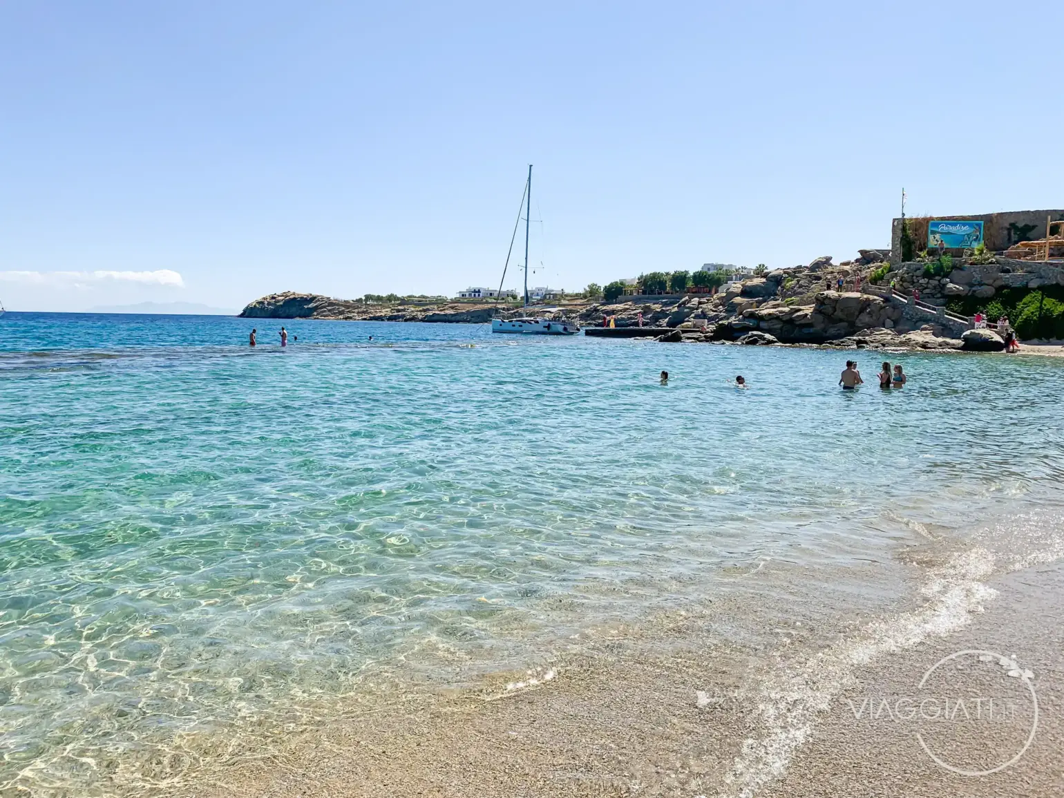 Paradise Beach, la zona più vivace dove alloggiare a Mykonos