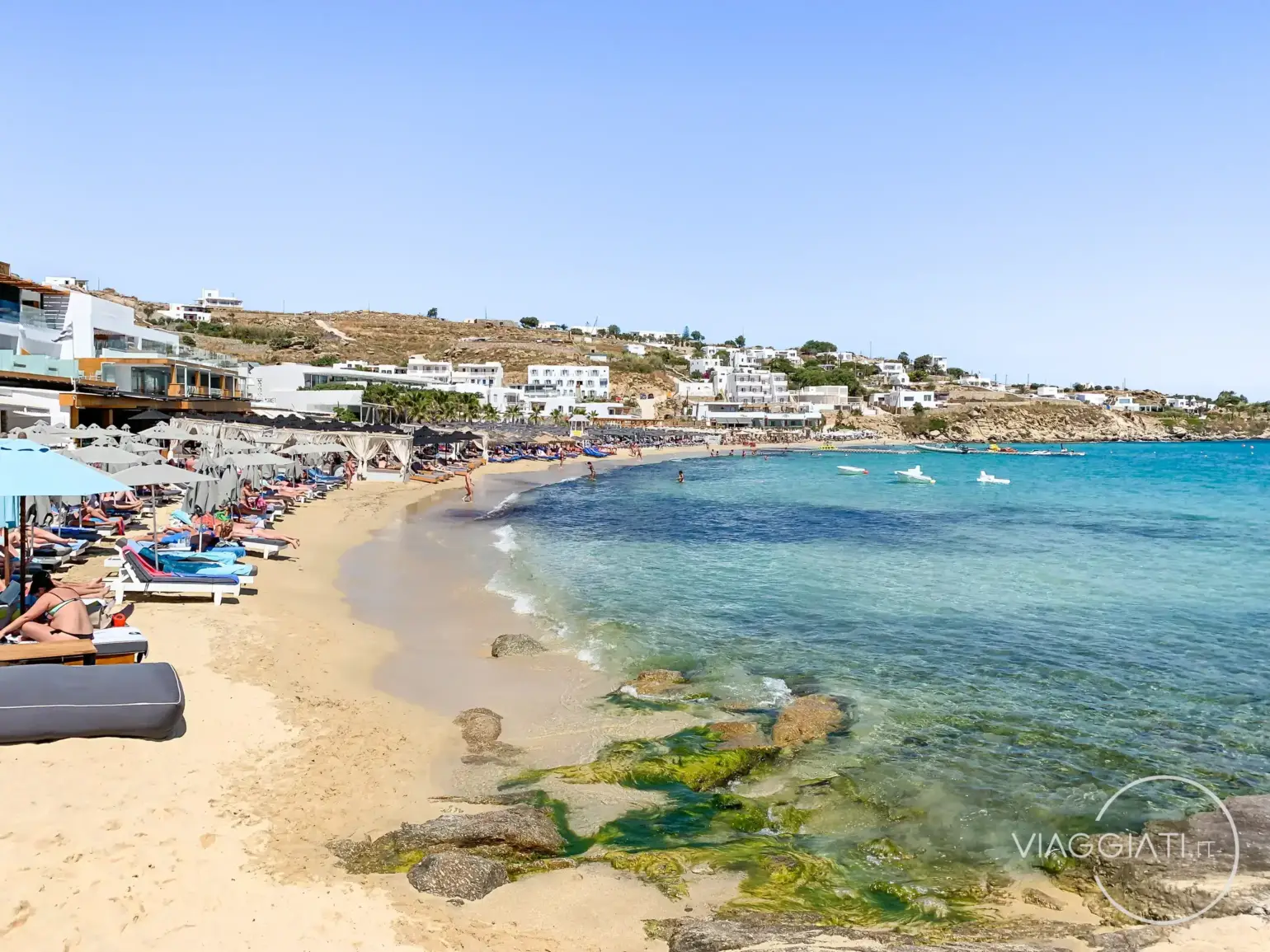 Dove alloggiare a Mykonos | Spiaggia di Platis Gialos