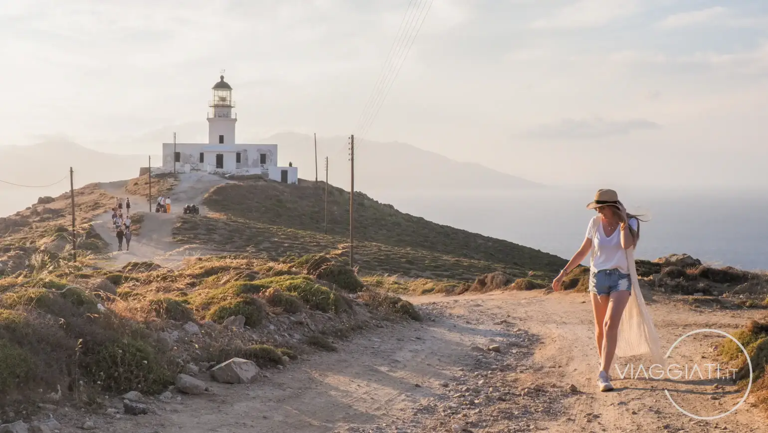Faro di Armenistis a Mykonos