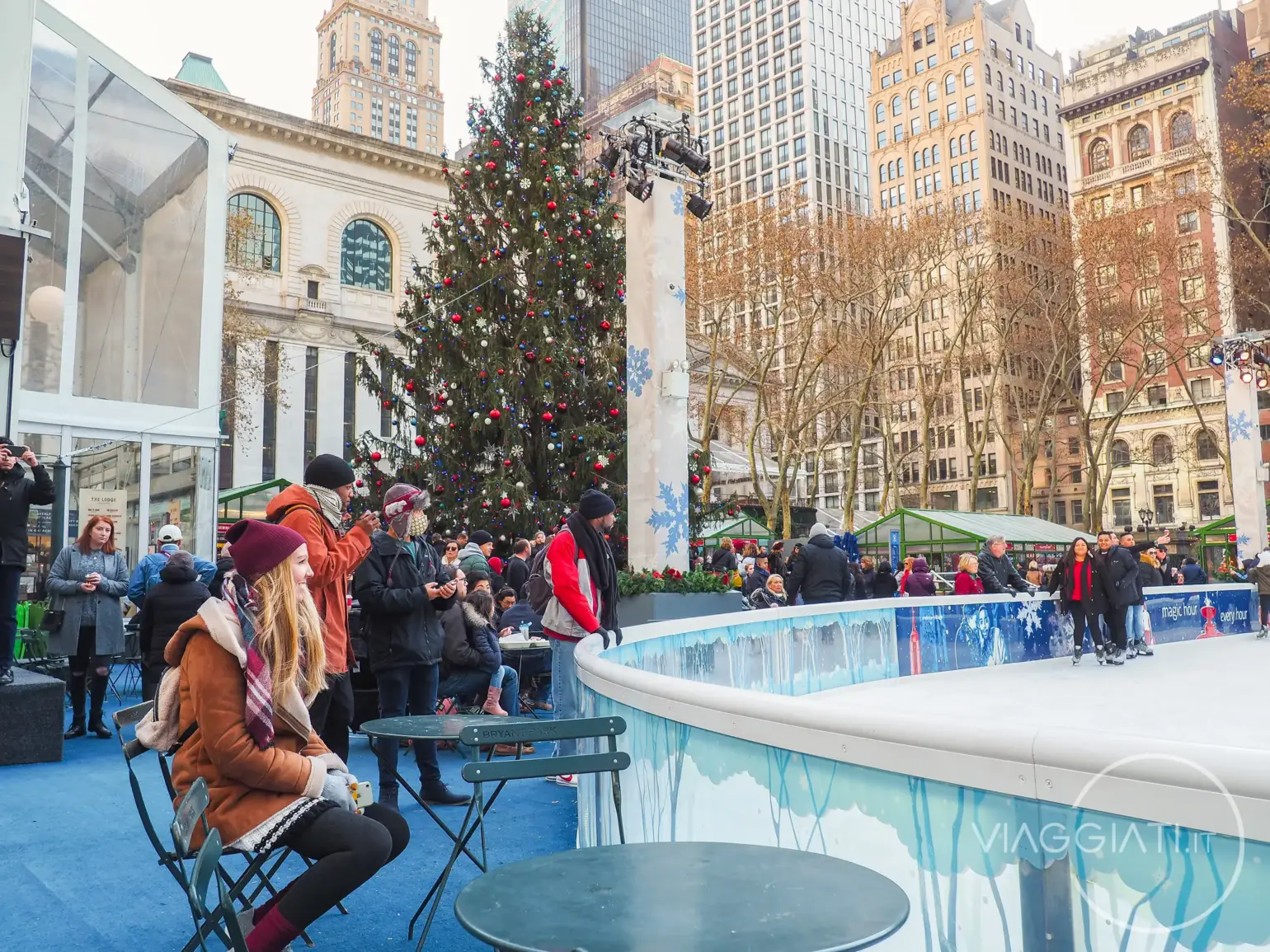 Albero di Natale a Bryant Park