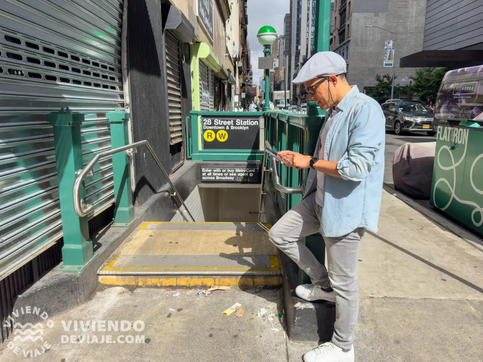Ingresso alla metro di New York