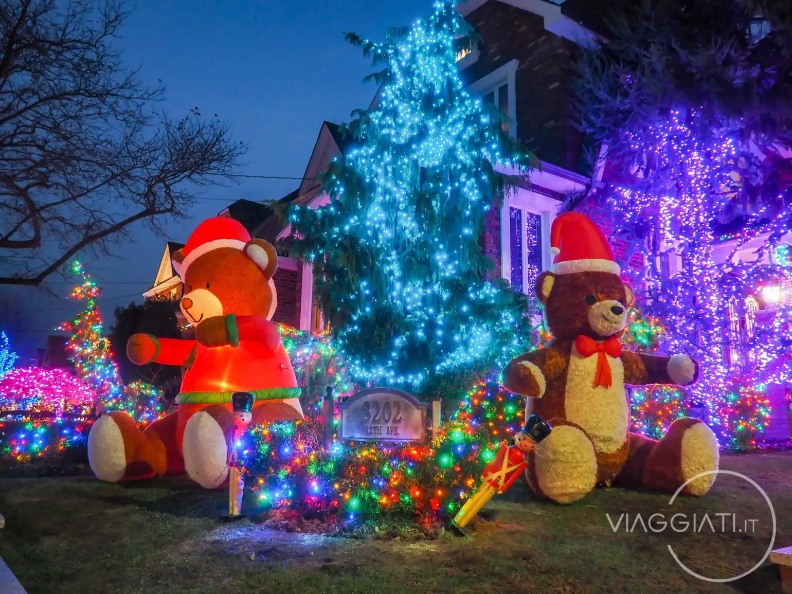 Illuminazioni a Dyker Heights | New York a Natale