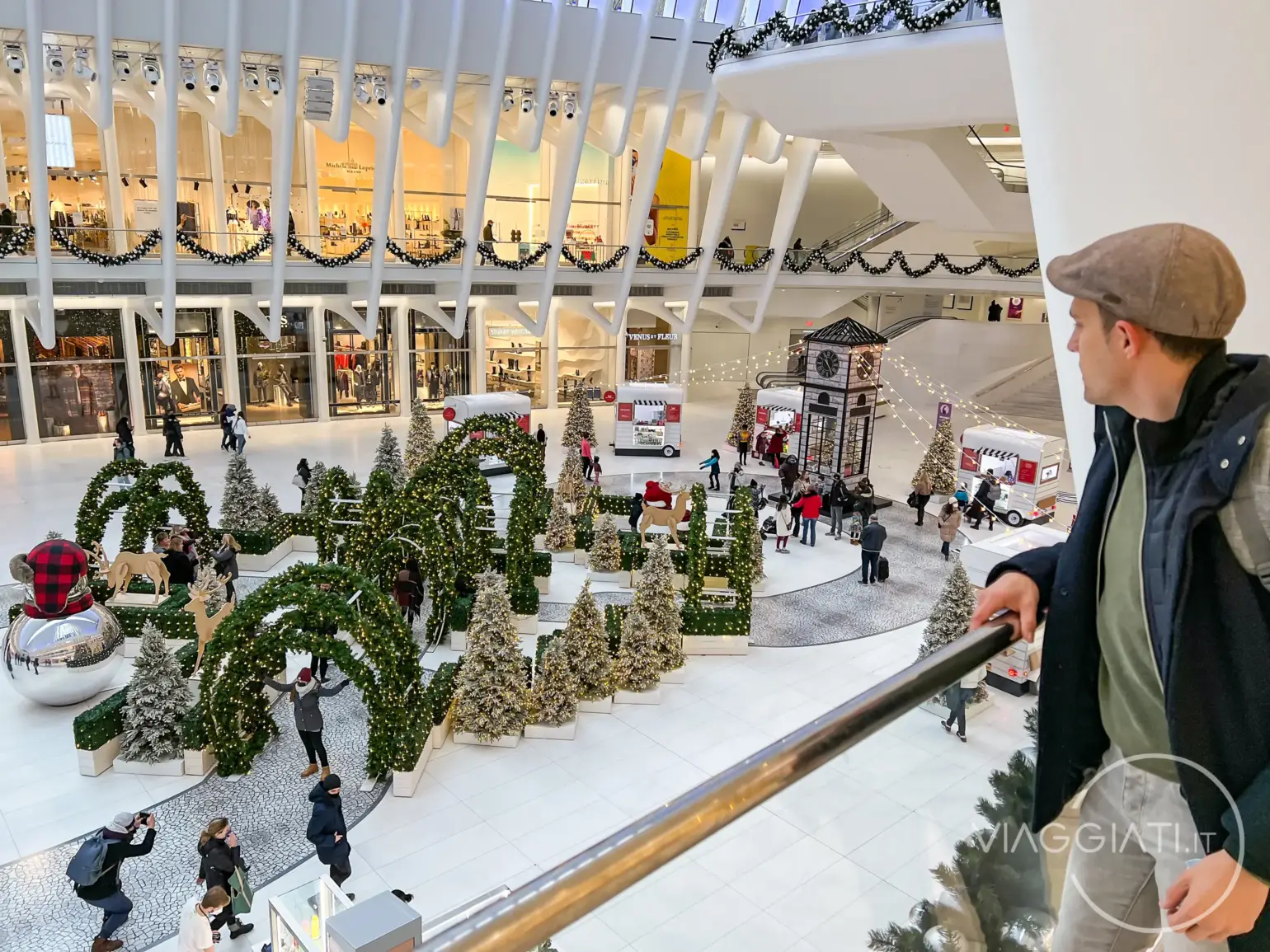 Mercatino di Natale nella stazione Oculus | New York