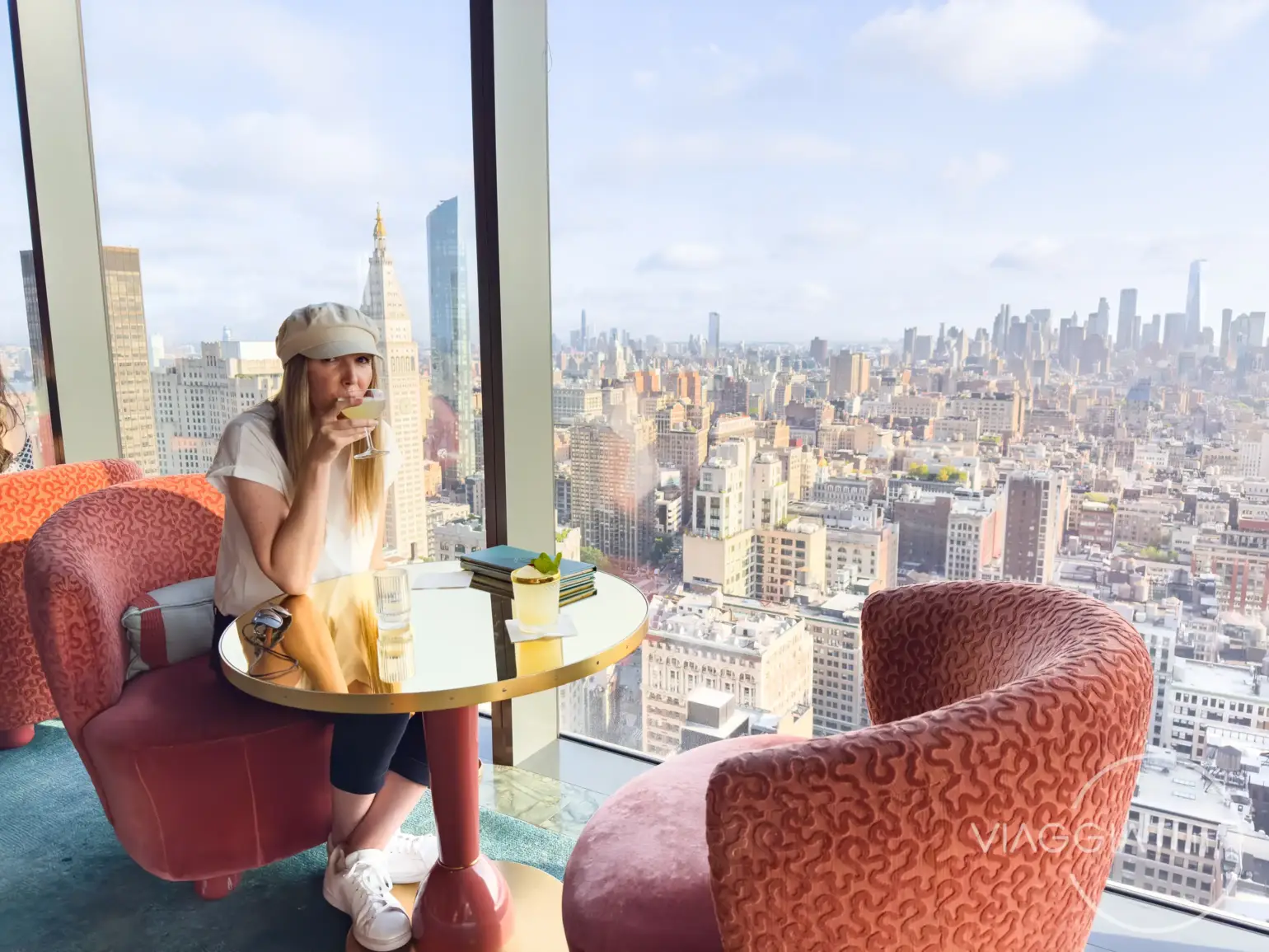 Nubeluz, terrazza con vista sulla città