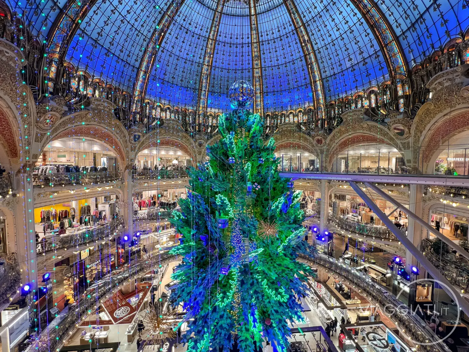 Galeries Lafayette a Natale