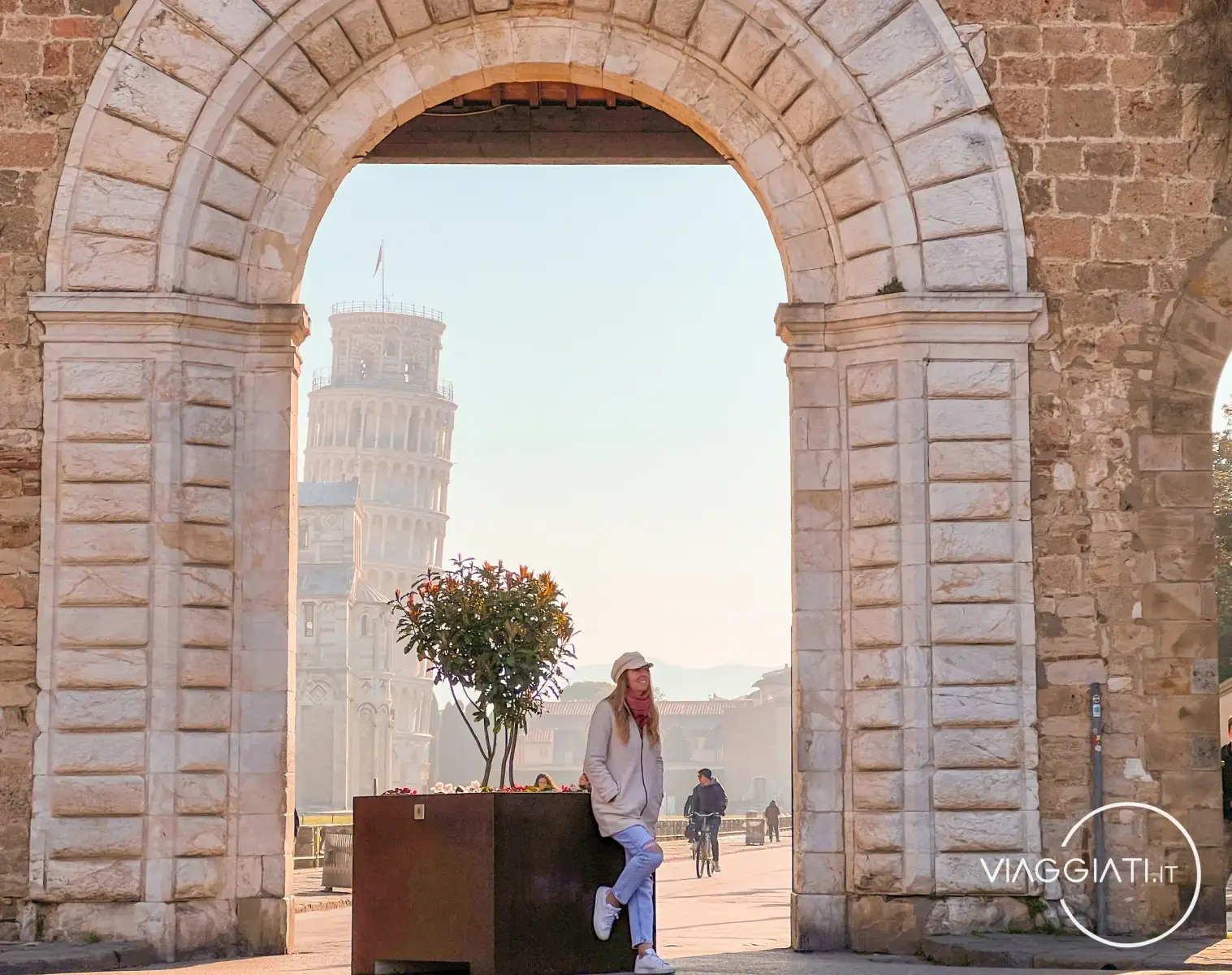 Porta Nuova, di fronte al nostro alloggio a Pisa